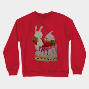 Bunch of Bunnies - time for dessert Crewneck Sweatshirt